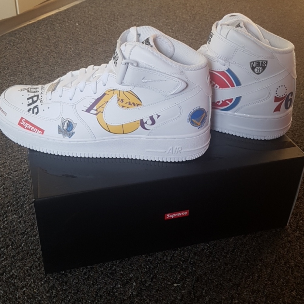 Nike/Supreme/NBA White Air Force 1